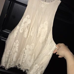 Free People/UO  Lace Halter Blouse